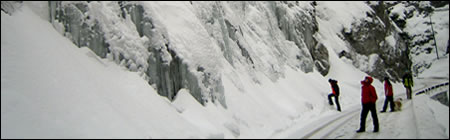 Headerbild: Trögern im Winter
