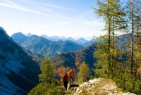 Wandern alpin Foto